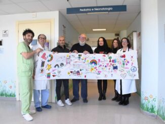 I bambini dell’ospedale di Città di Castello firmano la pace