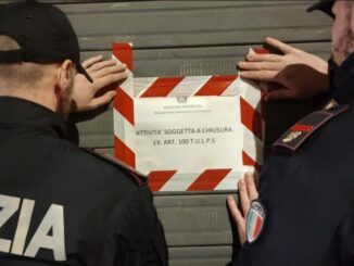 Chiusa per sette giorni un'attività a Città di Castello