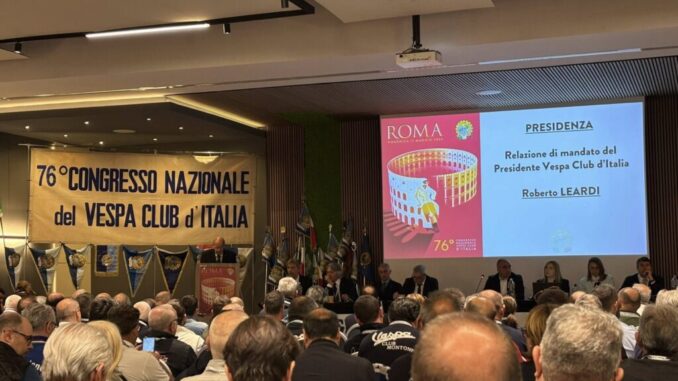 Vespa Club Città di Castello premiato a Roma