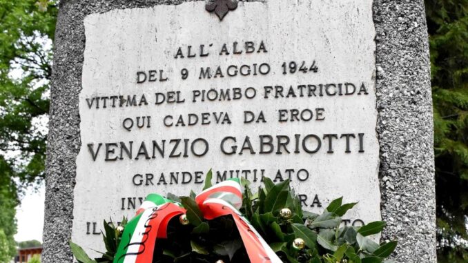 Venanzio Gabriotti, 81 anni dalla fucilazione: omaggi e memoria