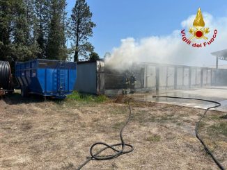 Fiamme a San Secondo, rogo in un seccatoio di tabacco