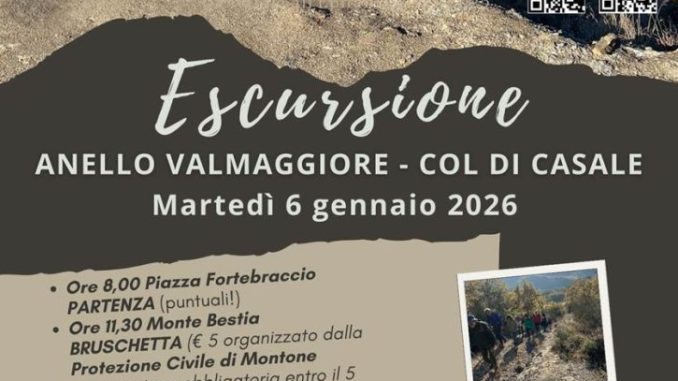 Camminata Valmaggiorre, Montone chiama chi ama il trekking