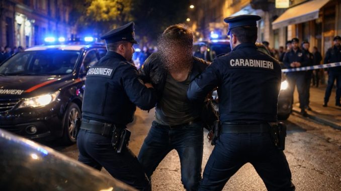 Notte di violenza a Umbertide, carabinieri fermano 28enne