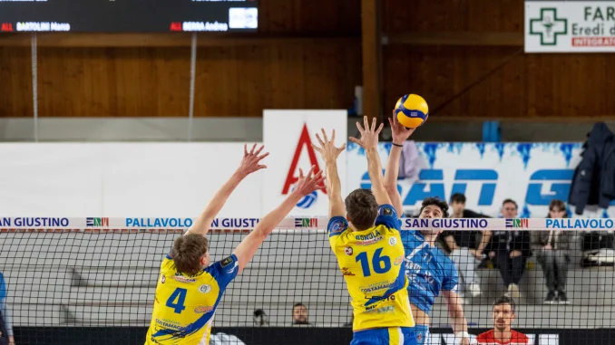 Volley: a San Giustino l'Altotevere cade al tie-break