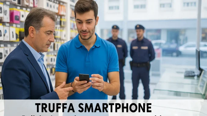 Truffa smartphone: Polizia denuncia commesso per raggiri