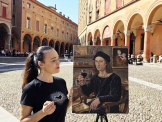 Raffaello "Magister" a Città di Castello: l’omaggio pittorico di Moira Lena Tassi tra arte e convivialità