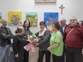 Solidarietà Pasqua, Arianna dona arte alla Muzi Betti