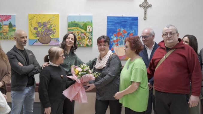 Solidarietà Pasqua, Arianna dona arte alla Muzi Betti