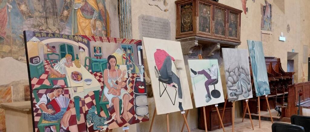 Letteratura e arte si fondono nella mostra ospitata a Montone