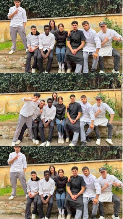 Gli studenti di Città di Castello a lezione di arte bianca