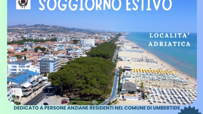 A Umbertide torna il soggiorno estivo dedicato agli over 65