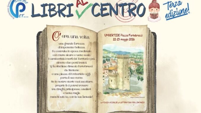 Libri al centro anima Umbertide con letture e laboratori